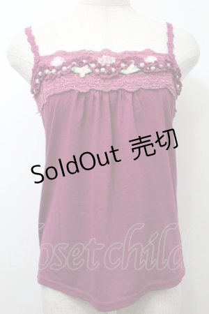 画像: axes femme / バラ×パールキャミ   S-25-10-12-015-AX-TO-HR-ZS