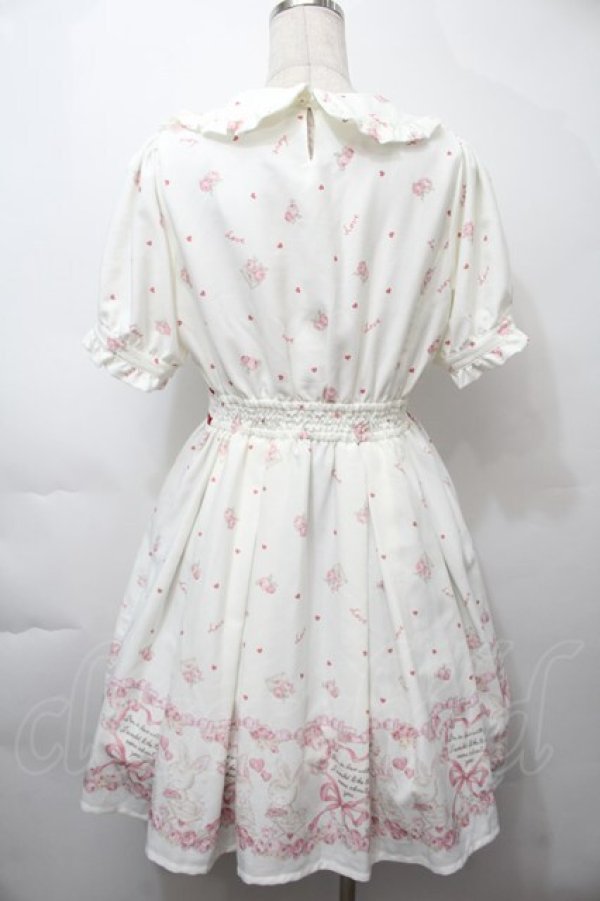 画像2: LIZ LISA / ラブレターラビット柄ワンピース  オフ S-25-10-12-034-LO-OP-AS-ZS (2)