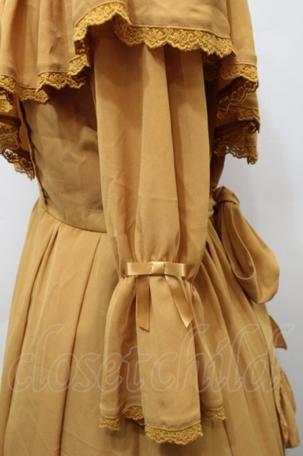 画像3: axes femme kawaii / シャルロットワンピース  からし S-25-10-12-036-AX-OP-HR-ZS (3)