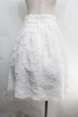 画像2: LODISPOTTO / 花刺 フレアスカート  白 S-25-10-14-047-LO-SK-HR-ZT269 (2)