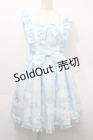 画像: Angelic Pretty / Dreamy シナモロールジャンパースカートSet  サックス S-25-10-15-050-AP-OP-HR-ZS