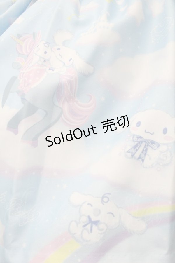 画像4: Angelic Pretty / Dreamy シナモロールジャンパースカートSet  サックス S-25-10-15-050-AP-OP-HR-ZS (4)