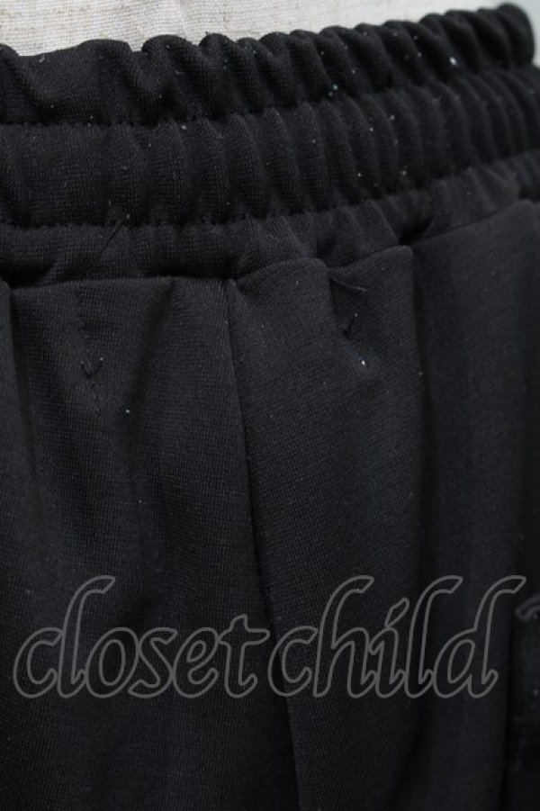 画像4: LISTEN FLAVOR / ジャージパンツ  黒ｘ白 S-25-10-15-060-PU-PA-AS-ZS (4)