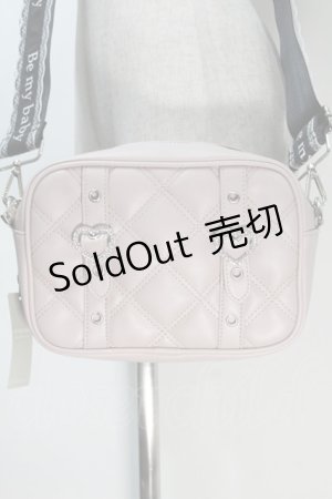 画像: Ank Rouge / ノベルティキルティングショルダーバッグ  ピンク S-25-10-15-1045-CA-BG-HR-ZS