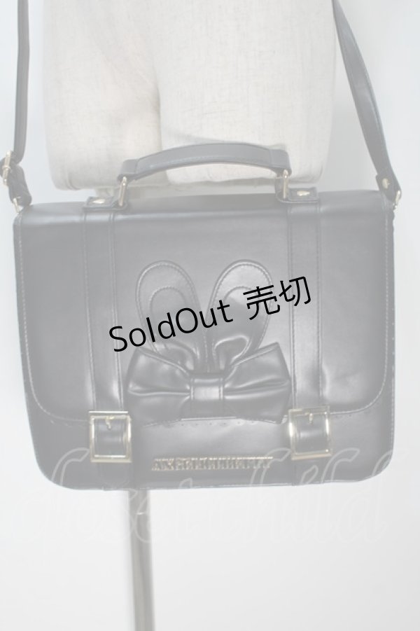 画像1: Angelic Pretty / Bunny College 3wayリュック  黒 S-25-10-15-1049-AP-BG-AS-ZS (1)