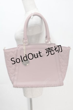 画像: m petit by misako / サンリオキャラクターズ チャーム付き 2way バッグ  ピンク S-25-10-15-1051-LO-ZA-HR-ZS