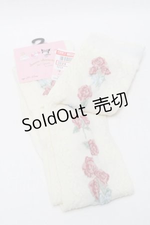 画像: m petit by misako / サンリオキャラクターズコラボ マロンクリーム ソックス  アイボリー S-25-10-15-1008-LO-ZA-HR-ZS
