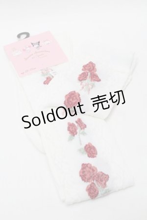 画像: m petit by misako / サンリオキャラクターズコラボ コギミュン ソックス  白 S-25-10-15-1010-LO-ZA-HR-ZS