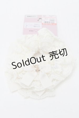 画像: m petit by misako / TT*AM2Pシュシュ  アイボリー S-25-10-15-1011-LO-ZA-HR-ZS