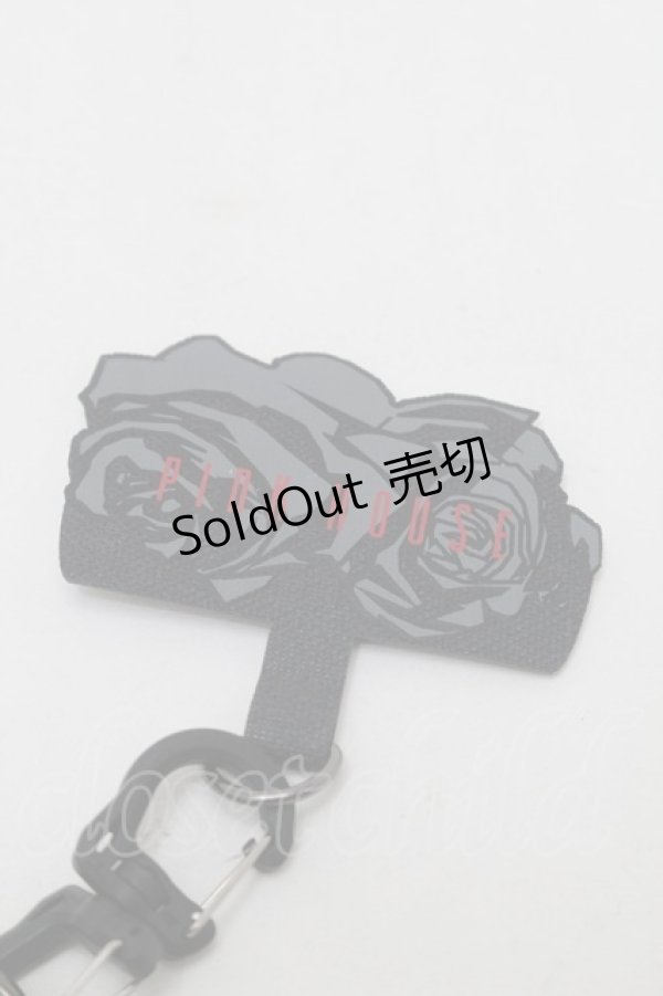 画像2: PINK HOUSE / ロゴ入りスマホショルダーストラップ  赤 S-25-10-15-1002-LO-ZA-AS-ZS (2)