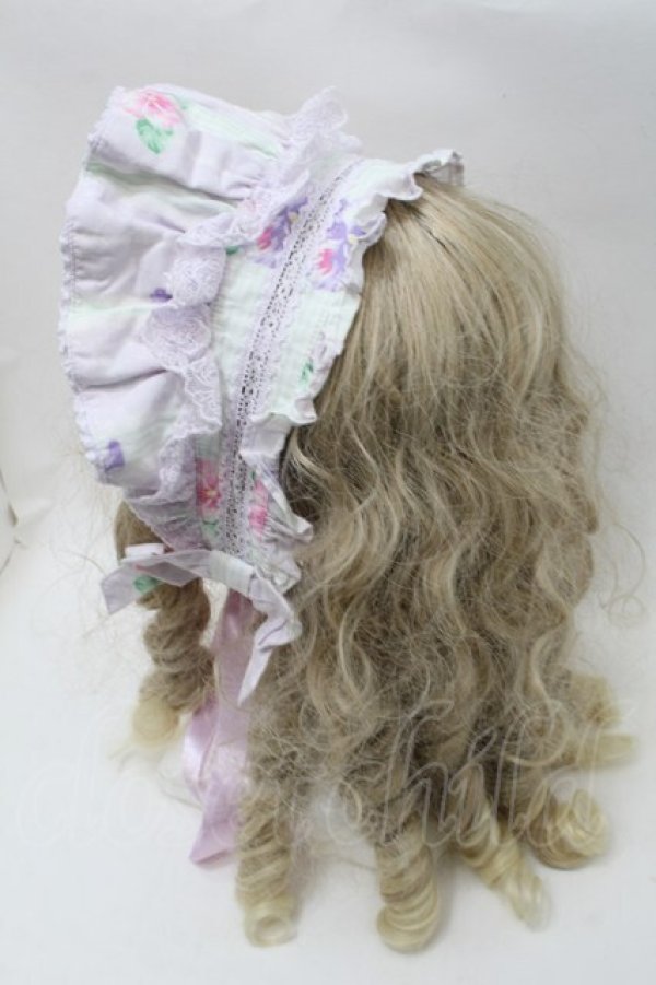 画像3: Angelic Pretty / Sugar Pansyハーフボンネット  ラベンダー S-25-10-15-1022-AP-AC-AS-ZS (3)