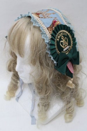 画像: Angelic Pretty / British crownヘッドドレス  サックス S-25-10-15-1023-AP-AC-AS-ZS
