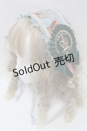 画像: Angelic Pretty / British crownヘッドドレス  サックス S-25-10-15-1023-AP-AC-AS-ZS