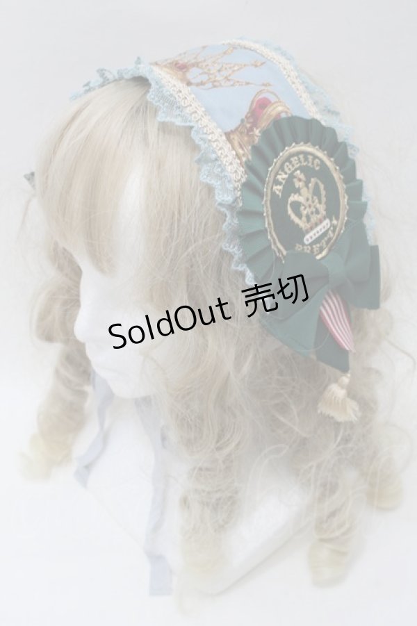 画像1: Angelic Pretty / British crownヘッドドレス  サックス S-25-10-15-1023-AP-AC-AS-ZS (1)