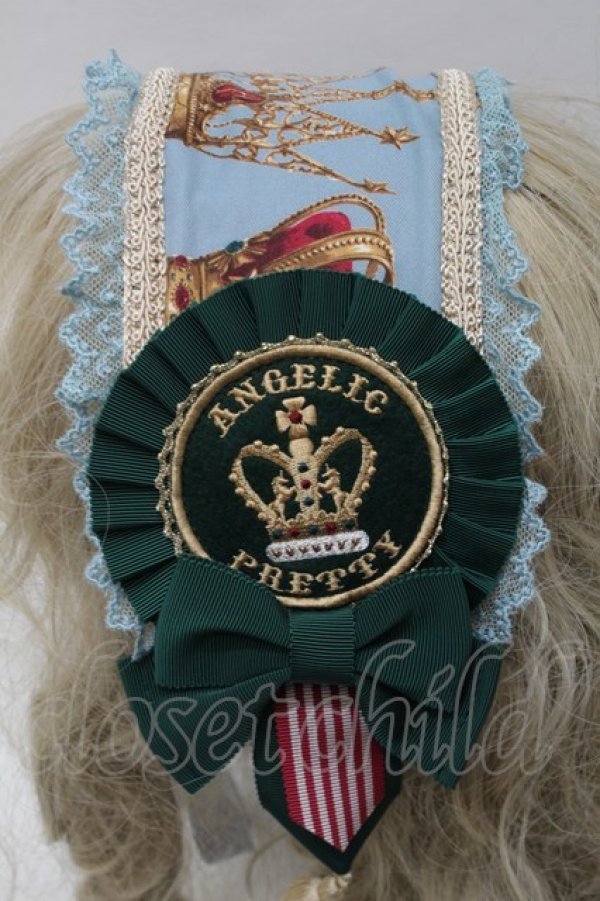 画像3: Angelic Pretty / British crownヘッドドレス  サックス S-25-10-15-1023-AP-AC-AS-ZS (3)