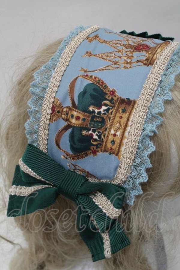 画像4: Angelic Pretty / British crownヘッドドレス  サックス S-25-10-15-1023-AP-AC-AS-ZS (4)