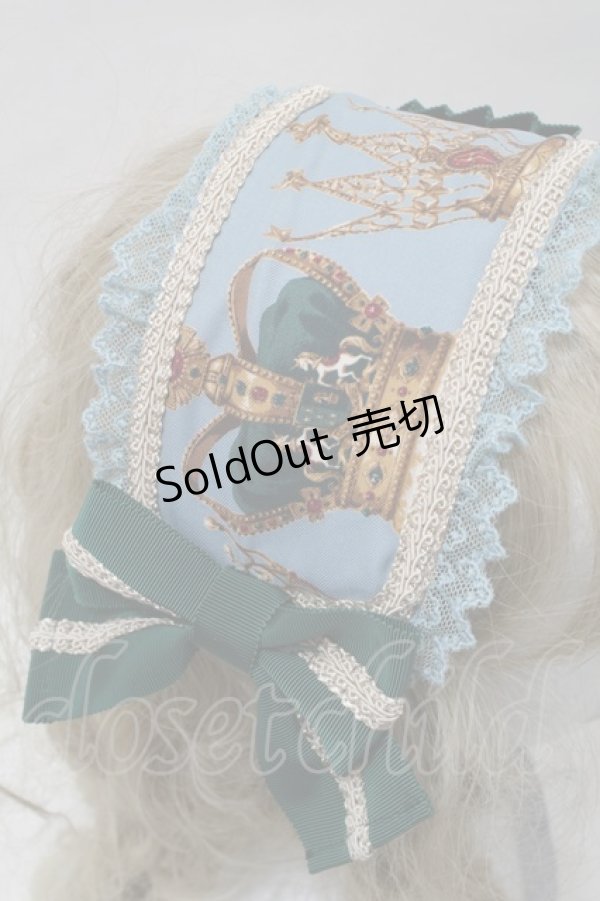 画像4: Angelic Pretty / British crownヘッドドレス  サックス S-25-10-15-1023-AP-AC-AS-ZS (4)