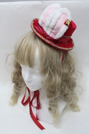 画像: Angelic Pretty / Merry Bunnyミニハット  赤 S-25-10-15-1024-AP-ZA-HR-ZS