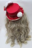 画像3: Angelic Pretty / Merry Bunnyミニハット  赤 S-25-10-15-1024-AP-ZA-HR-ZS (3)