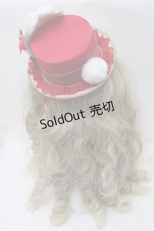 画像3: Angelic Pretty / Merry Bunnyミニハット  赤 S-25-10-15-1024-AP-ZA-HR-ZS (3)