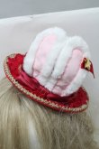 画像4: Angelic Pretty / Merry Bunnyミニハット  赤 S-25-10-15-1024-AP-ZA-HR-ZS (4)