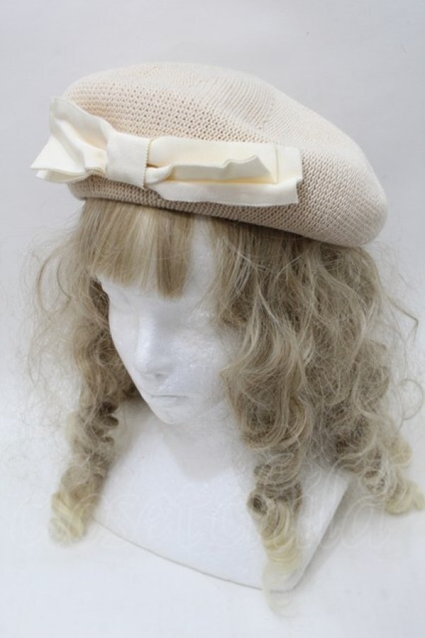 画像1: 【SALE】m petit by misako / AMリボンサーモベレー  オフ S-25-10-15-1027-LO-AC-AS-ZT334 (1)