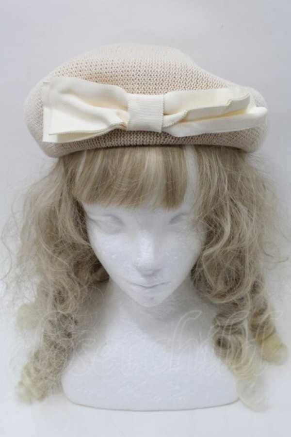 画像2: 【SALE】m petit by misako / AMリボンサーモベレー  オフ S-25-10-15-1027-LO-AC-AS-ZT334 (2)