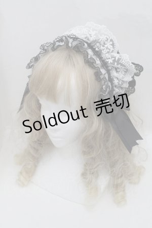 画像: Morun x Muuna Stoik / クリップヘッドドレス  黒ｘ白 S-25-10-15-010-LO-ZA-AS-ZS