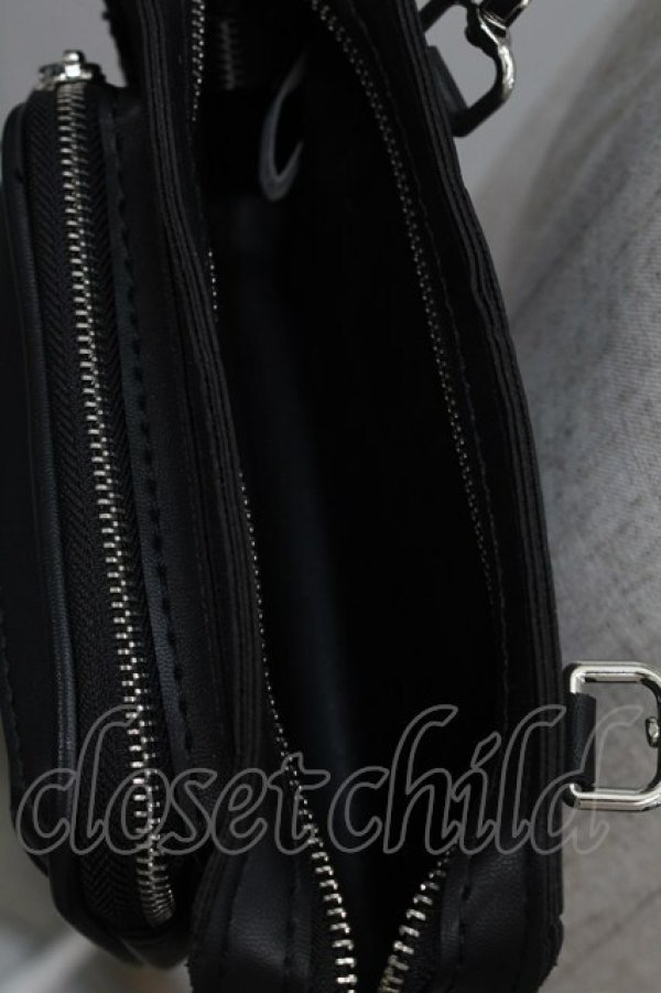 画像5: Jamie エーエヌケー / チェーンミニポシェット  黒 S-25-10-15-011-LO-ZA-HR-ZS (5)