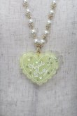 画像2: Angelic Pretty / トッピングハートネックレス  イエロー S-25-10-15-012-AP-AC-AS-ZS (2)