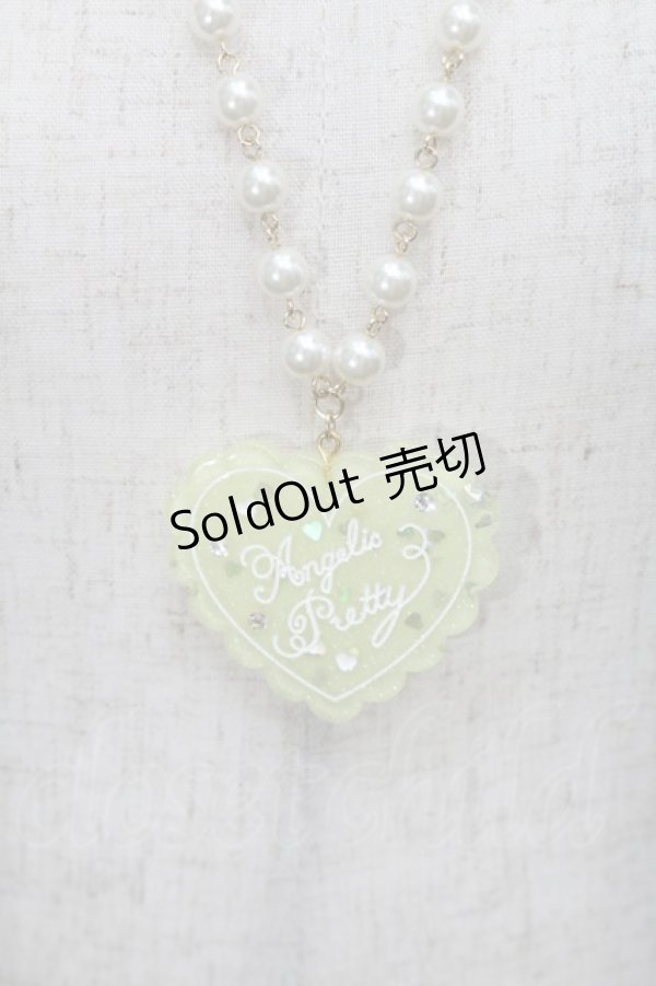 画像2: Angelic Pretty / トッピングハートネックレス  イエロー S-25-10-15-012-AP-AC-AS-ZS (2)