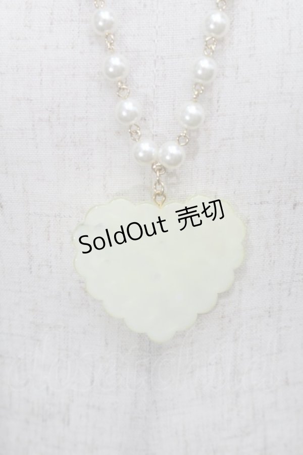 画像3: Angelic Pretty / トッピングハートネックレス  イエロー S-25-10-15-012-AP-AC-AS-ZS (3)