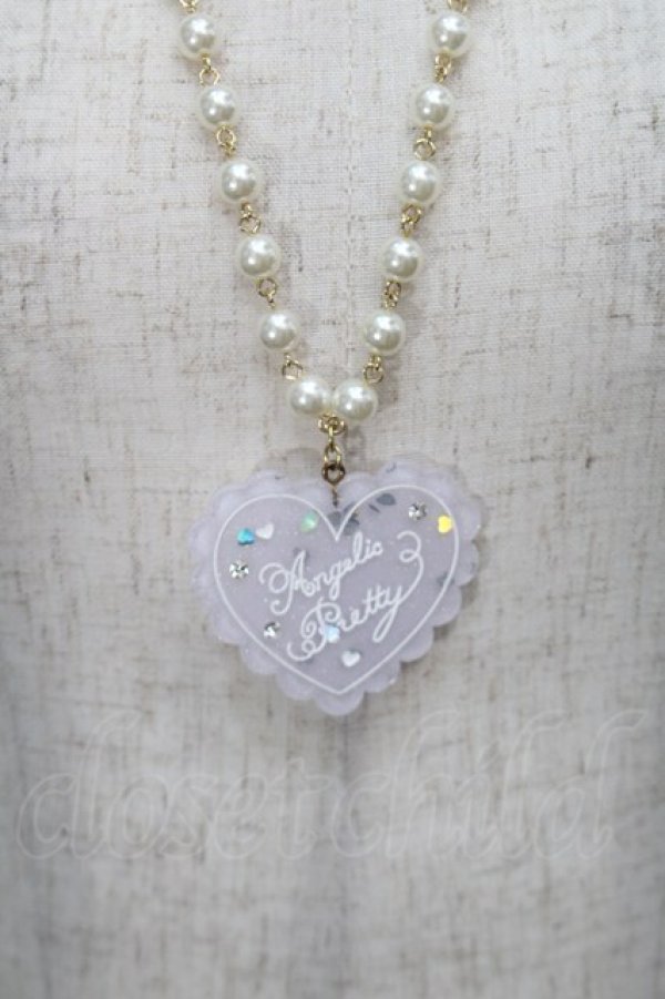 画像2: Angelic Pretty / トッピングハートネックレス  ラベンダー S-25-10-15-013-AP-AC-AS-ZS (2)