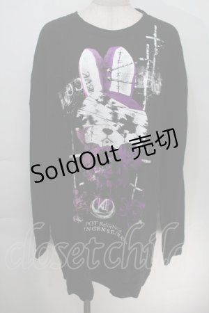 画像: SEX POT ReVeNGe / 包帯うさぎTシャツ  黒 S-25-10-15-035-SP-TO-AS-ZS