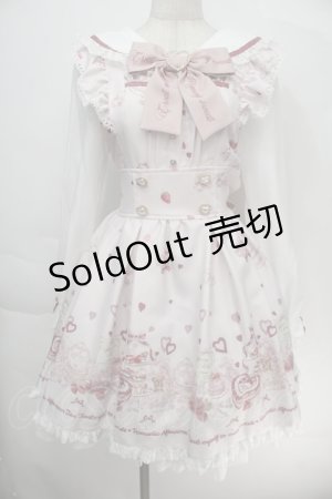 画像: LIZ LISA / ManyHearts Afternoontea柄ワンピース  ピンク S-25-10-15-040-LO-OP-AS-ZS