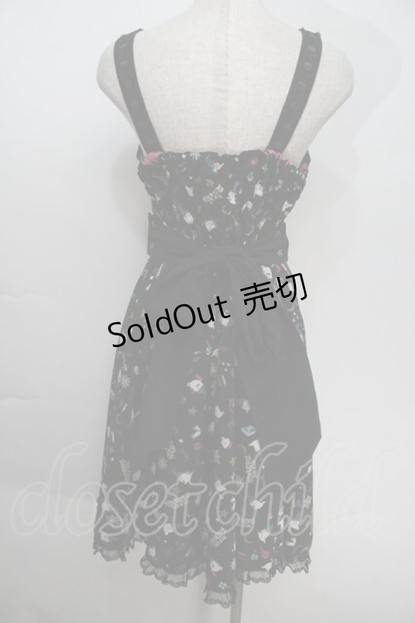 画像2: metamorphose / Sweet Spooky Nightサーキュラージャンパースカート 1 黒 S-25-10-15-043-ME-OP-HR-ZS (2)