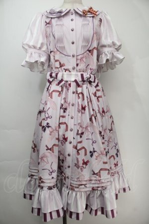 画像: Hoshibako Works / ポッピングリボンパフワンピース M ピンク S-25-10-15-044-LO-OP-HR-ZS