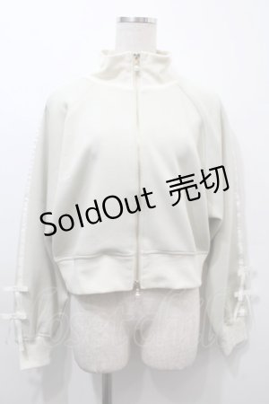 画像: axes femme / ダンボールニットトラックジャケット  ミント S-25-10-16-028-AX-JA-HR-ZS