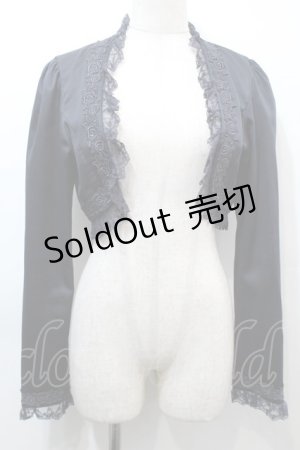 画像: Innocent World / ローズレースボレロ  紺 S-25-10-16-038-IW-TO-AS-ZS