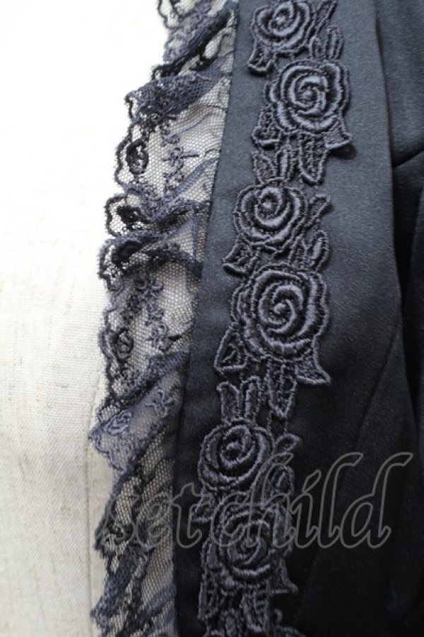 Innocent World / ローズレースボレロ 紺 S-25-10-16-038-IW-TO