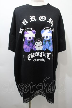 画像: サンリオ / 病みくまTシャツ（クロミ）  黒 S-25-10-16-043-EL-TS-HR-ZS