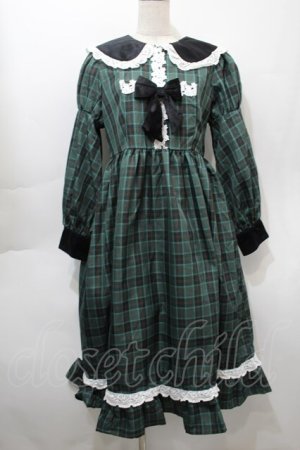 画像: Eri Aino's collaboration / シャーロットの水曜日 ワンピース LL グリーン S-25-10-16-051-LO-TO-HR-ZS