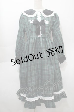 画像: Eri Aino's collaboration / シャーロットの水曜日 ワンピース LL グリーン S-25-10-16-051-LO-TO-HR-ZS