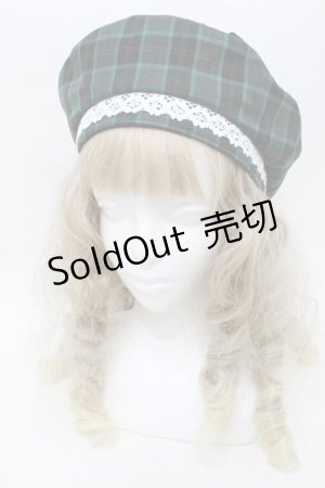 画像: Eri Aino's Collection / シャーロットの水曜日ベレー帽  グリーン S-25-10-16-010-LO-AC-HR-ZS