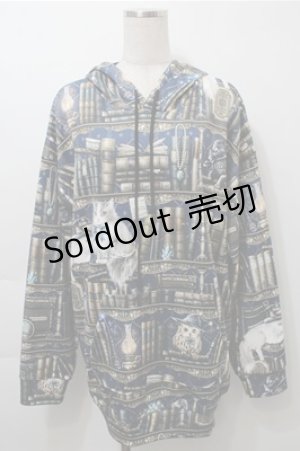 画像: Royal Princess Alice / 魔法図書館・粟木こぼね様コラボパーカー  ネイビー S-25-10-17-040-LO-TO-HR-ZS