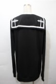 画像2: NieR Clothing / セーラー襟パーカー  黒 S-25-10-17-043-PU-TO-HR-ZS (2)