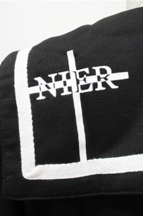 画像4: NieR Clothing / セーラー襟パーカー  黒 S-25-10-17-043-PU-TO-HR-ZS (4)