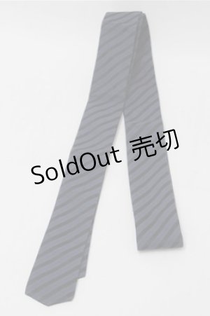 画像: GOTH / ネクタイ  黒ｘ紺 S-25-10-17-007-GO-ZA-HR-ZS