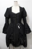 画像1: Bowknot mori / 姫袖ワンピース  黒 S-25-10-17-053-LO-OP-HR-ZS (1)