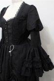 画像3: Bowknot mori / 姫袖ワンピース  黒 S-25-10-17-053-LO-OP-HR-ZS (3)